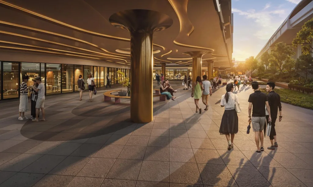 tengah garden residences community plaza