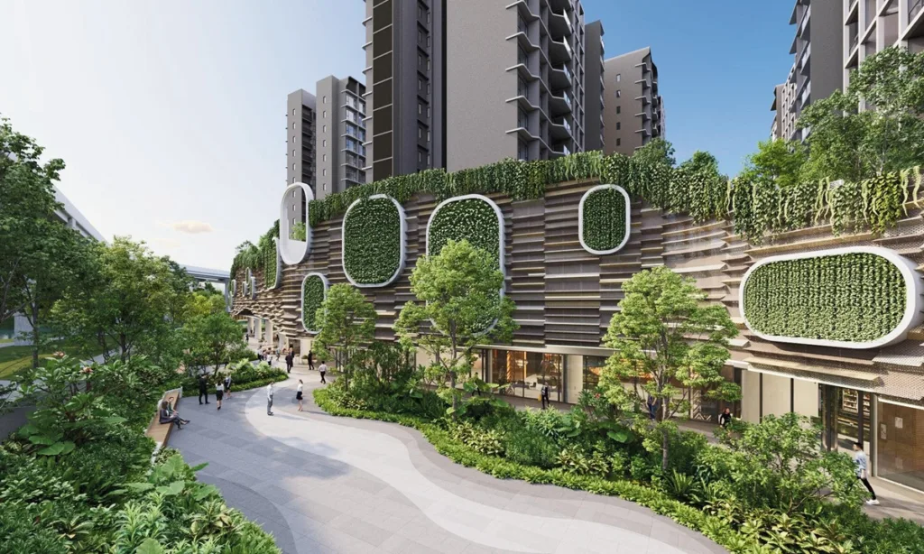 tengah garden residences facade