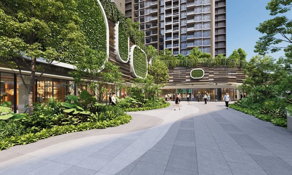 tengah garden residences level 1 commercial garden