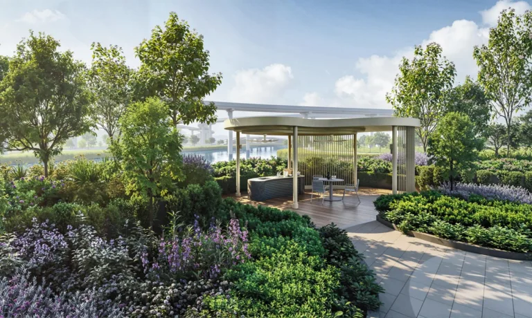 tengah garden residences waterside gourmet pavilion