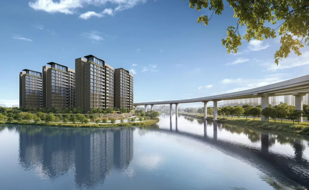 tengah garden residences facade